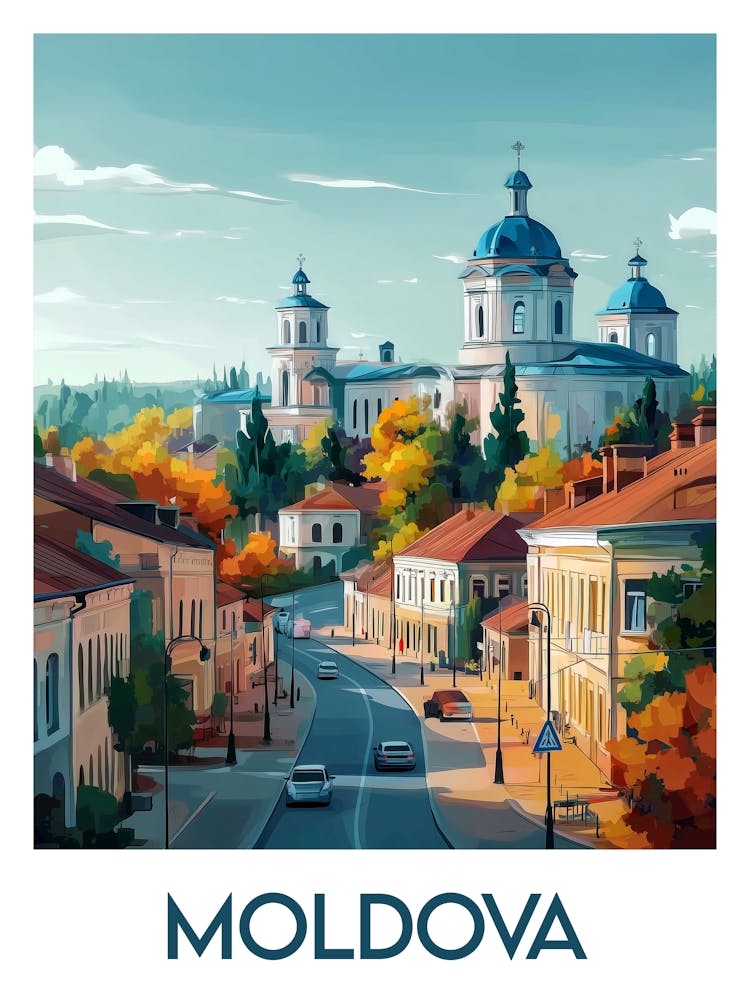 Affiche de voyage Moldova