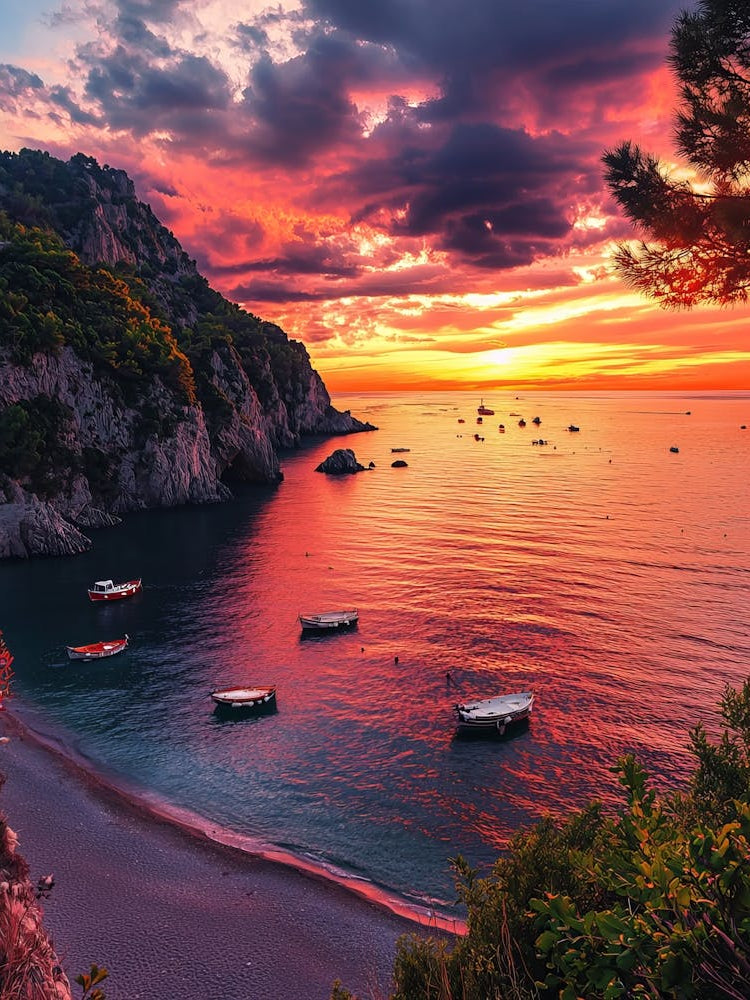 Sunset On The Coast 2