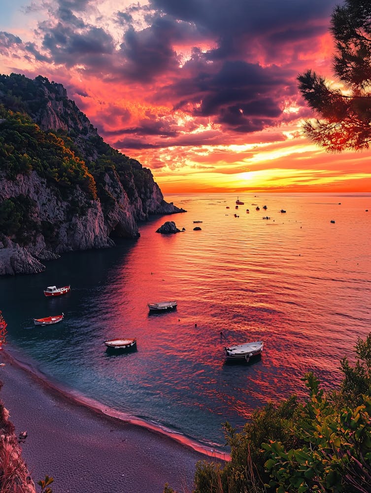 Sunset On The Coast 2