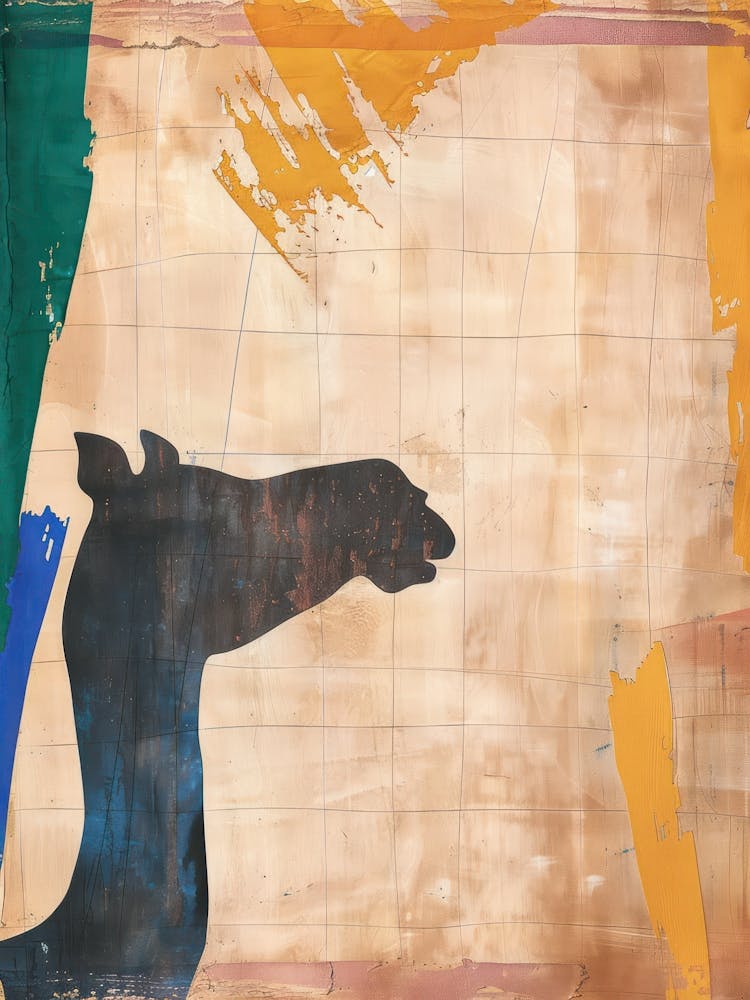 Camel 3 Cut Out Collage