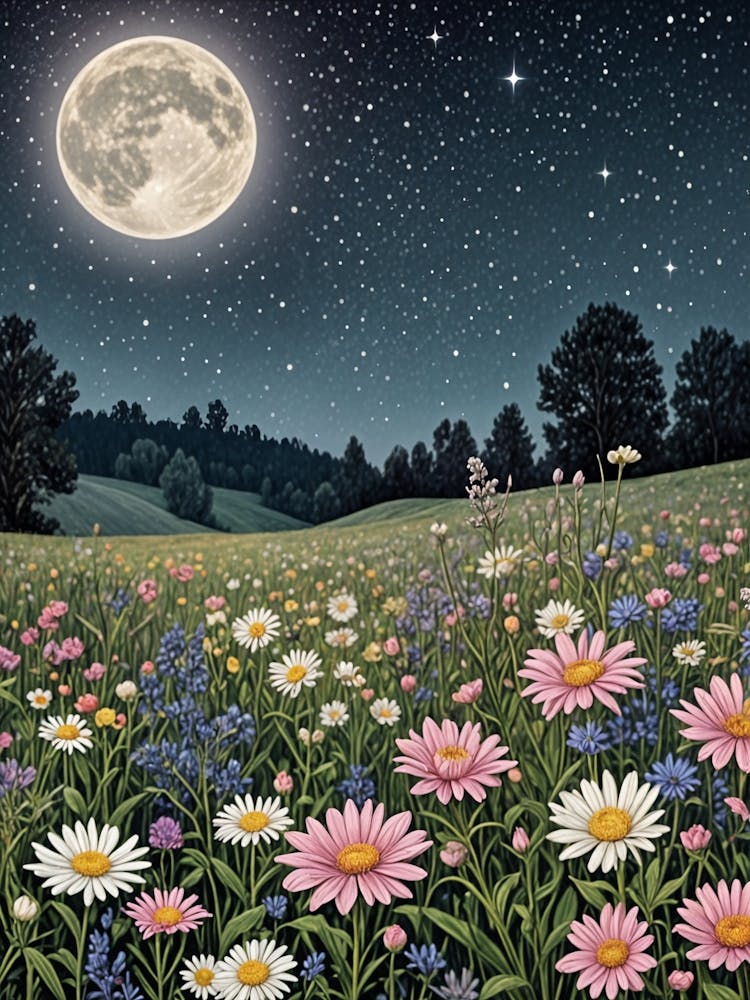 Moonlight In The Meadow no1