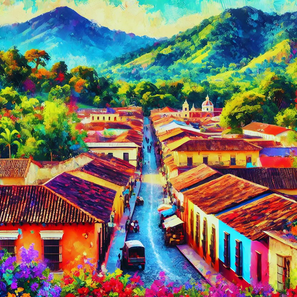 La Ruta De Las Flores – Vibrant Painting Of El Salvador Most Colorful Towns