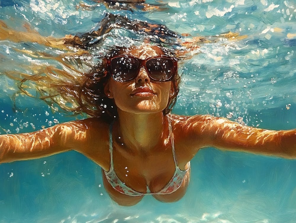 Woman Swimming 9