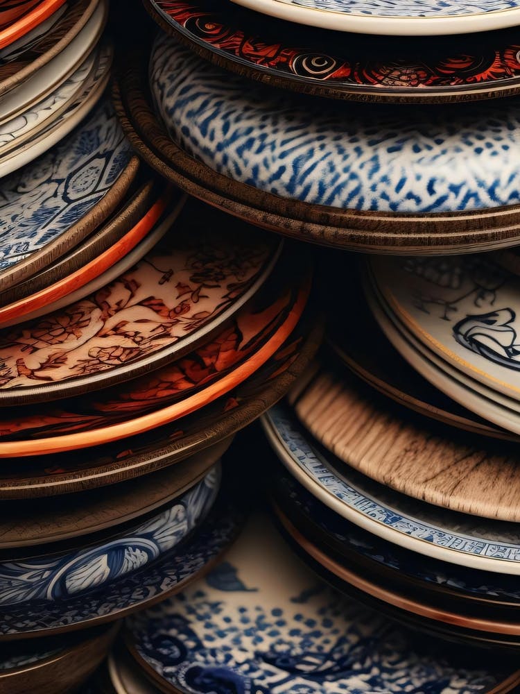 Assiettes Empilées