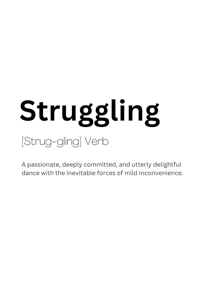 Struggling Definition Meaning