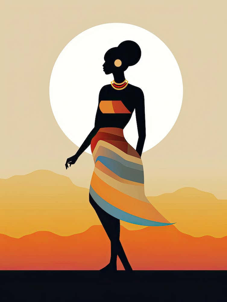 Simplicity in African Tribal Beauty