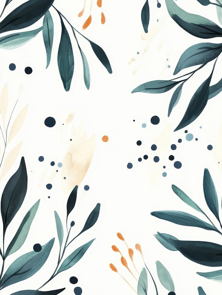 Watercolor Leaves 35