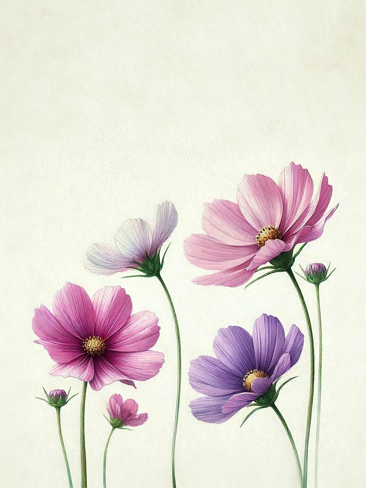 Cosmos Flowers