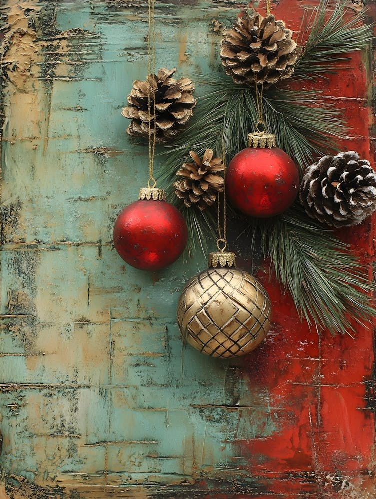 Intage Christmas Mixed Media 5
