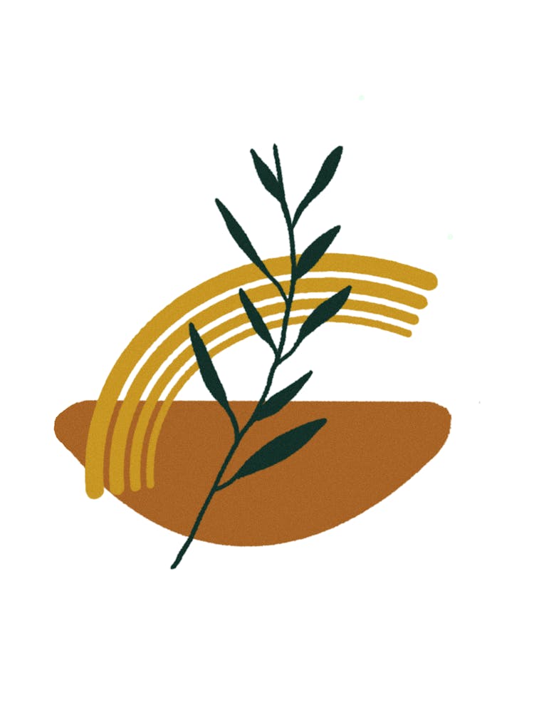 Olive Branch Logo art print