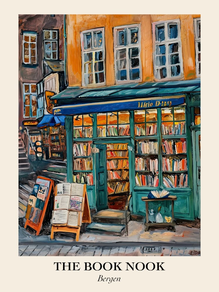 Bergen Book Nook Bookshop 2 Poster