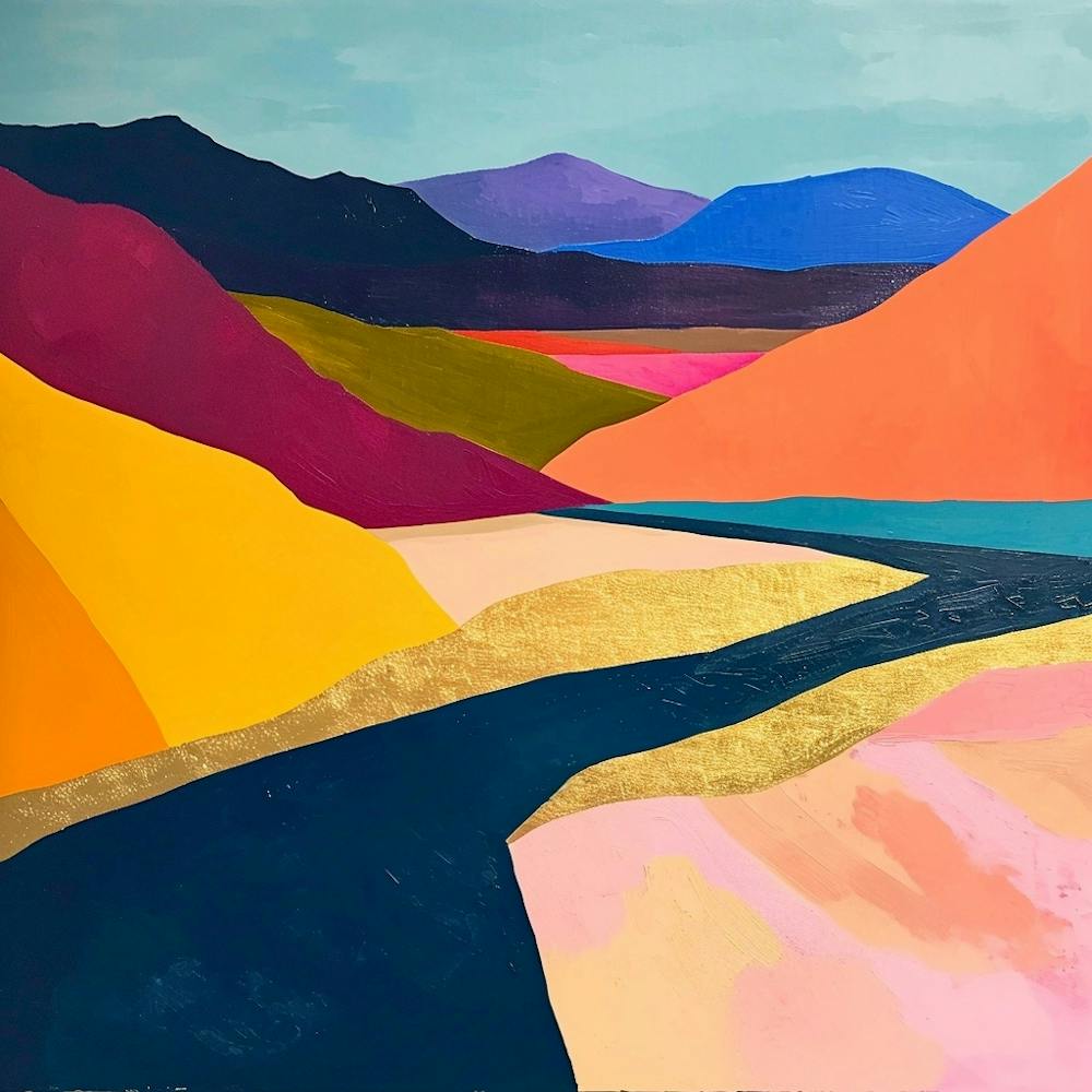 Colourful Abstract Death Valley National Park Usa 4