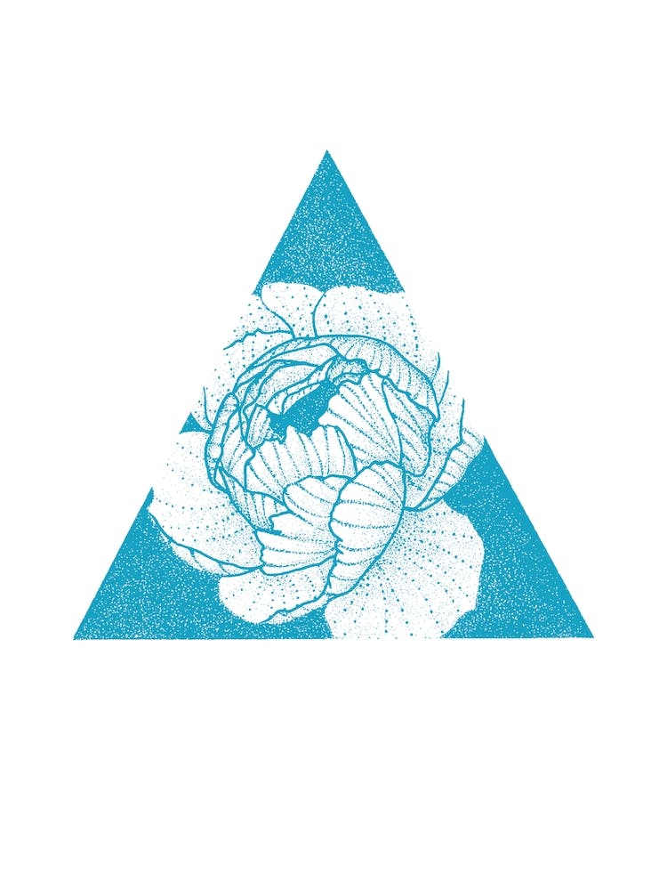 Blue Peony
