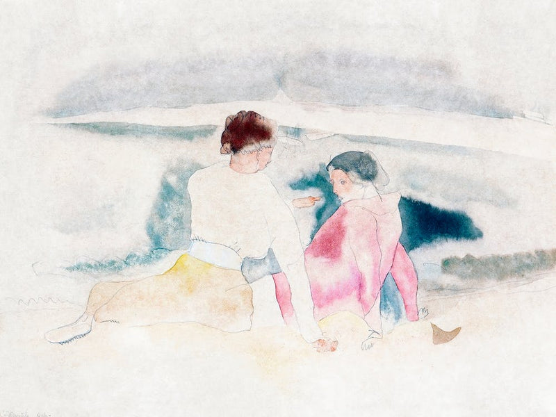 Two Women And Boats (1916), Charles Demuth