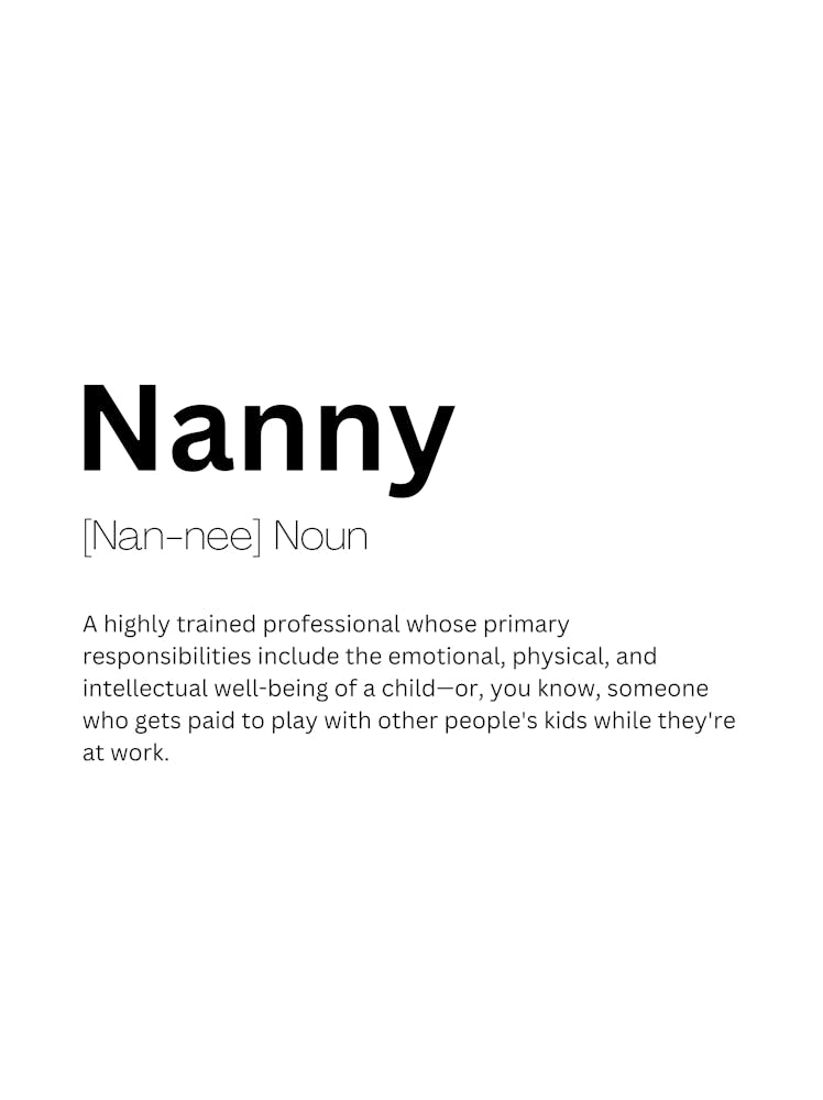 Nanny Definition Meaning