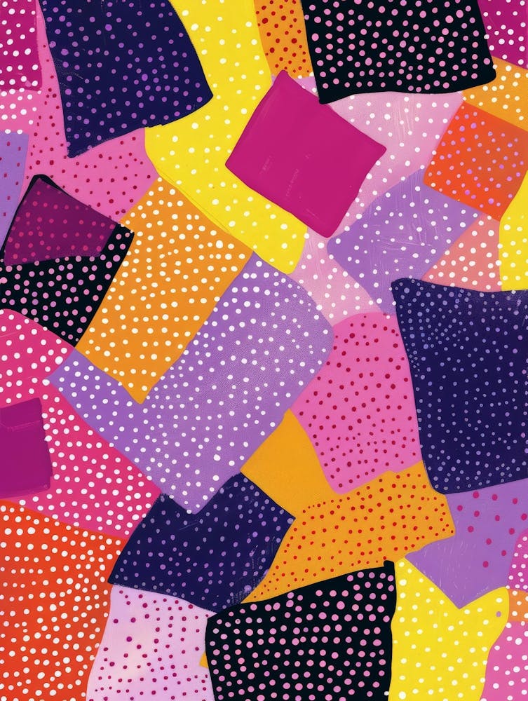 Abstract Polka Dots