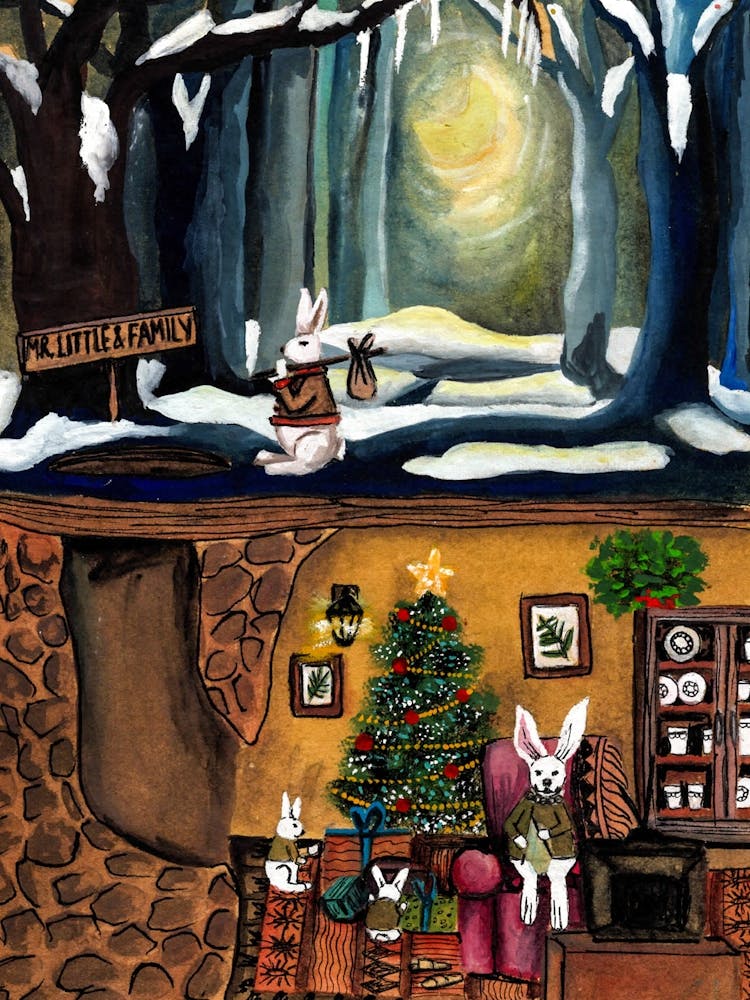 Christmas Folklore Bunny