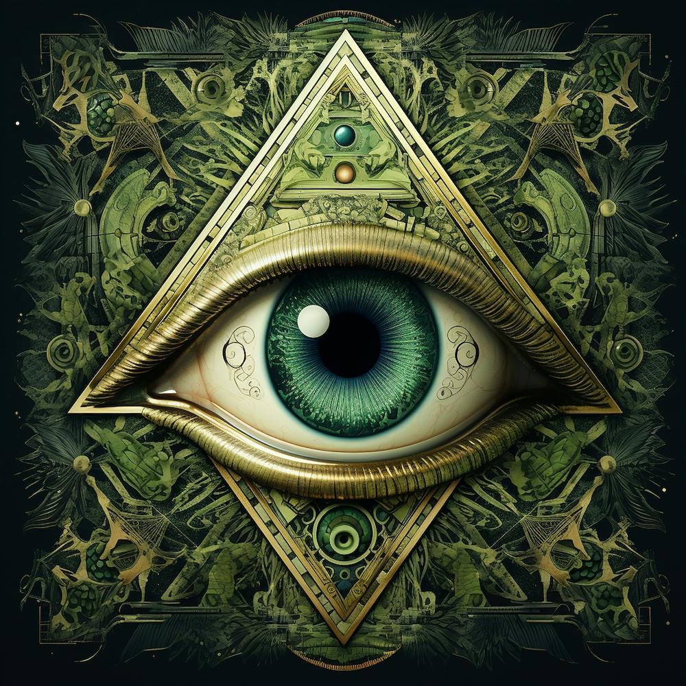 All Seeing green Eye 1