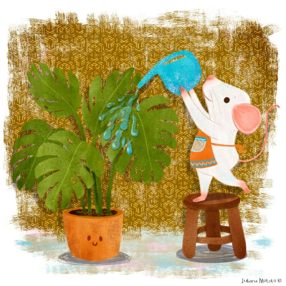 Mice And Plants Square