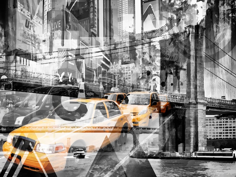 Moderne Kunst NYC Collage