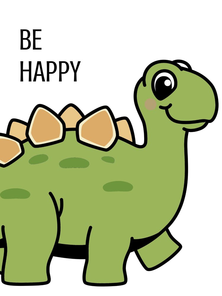 Be Happy Dinosaur
