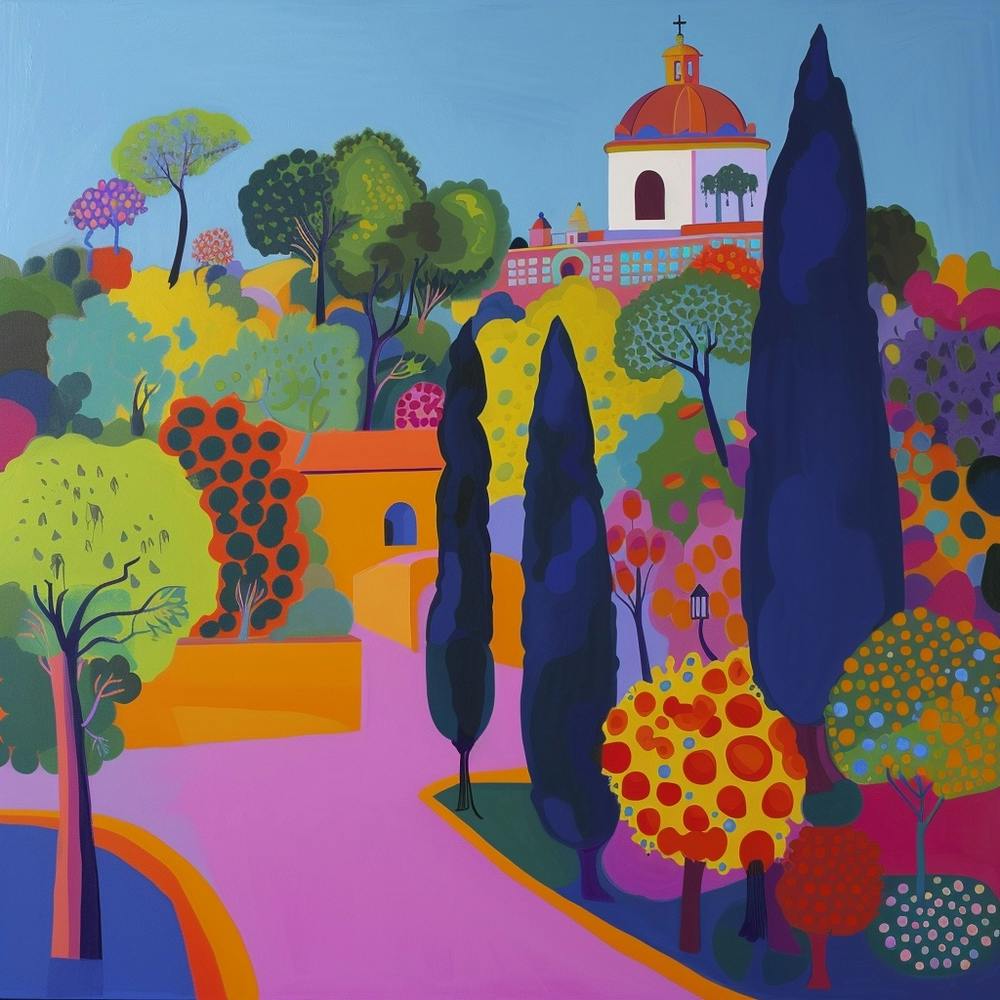 Abstract Park Collection Chapultepec Park Mexico City 1