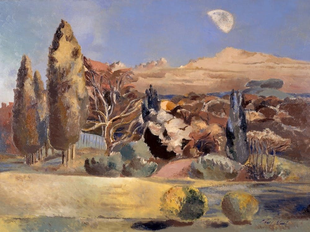 Landscape Of The Moon's First Quarter, Paul Nash
