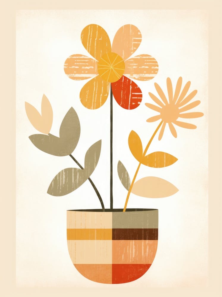 Flowers In A Pot 1