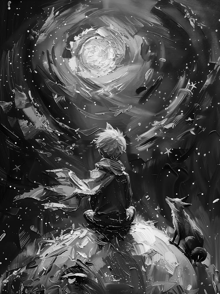 Black And White Painting 34