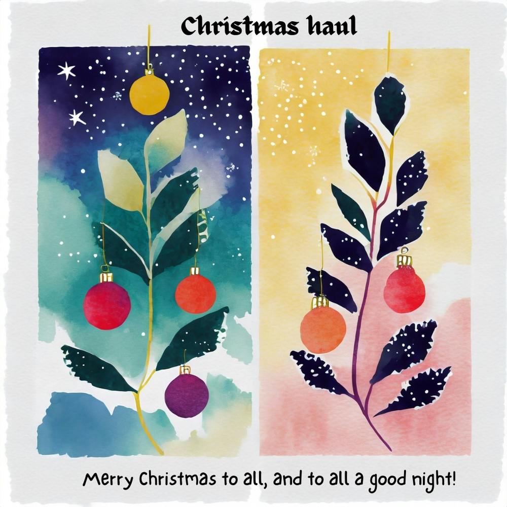 Floral Yuletide Art