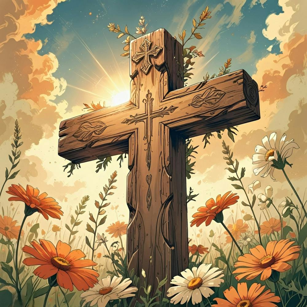 Cross In The Meadow 1