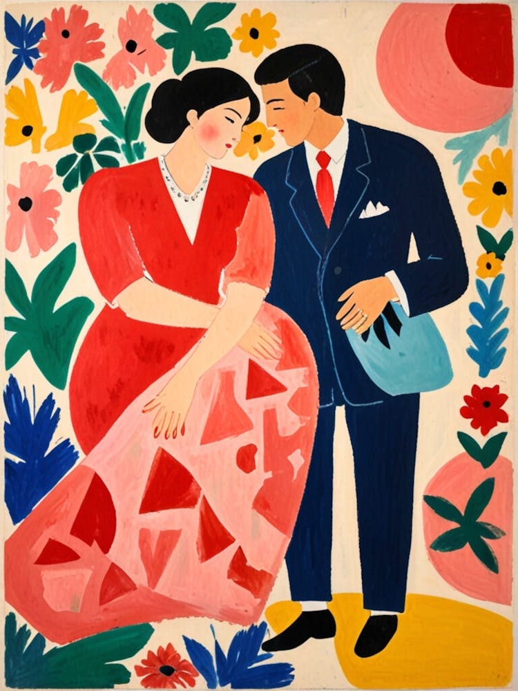 Couple In The Garden