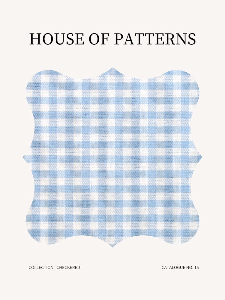 Checkered Pattern Poster 15