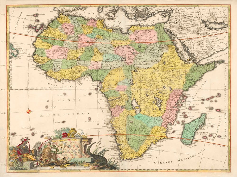 Kaart Van Afrika