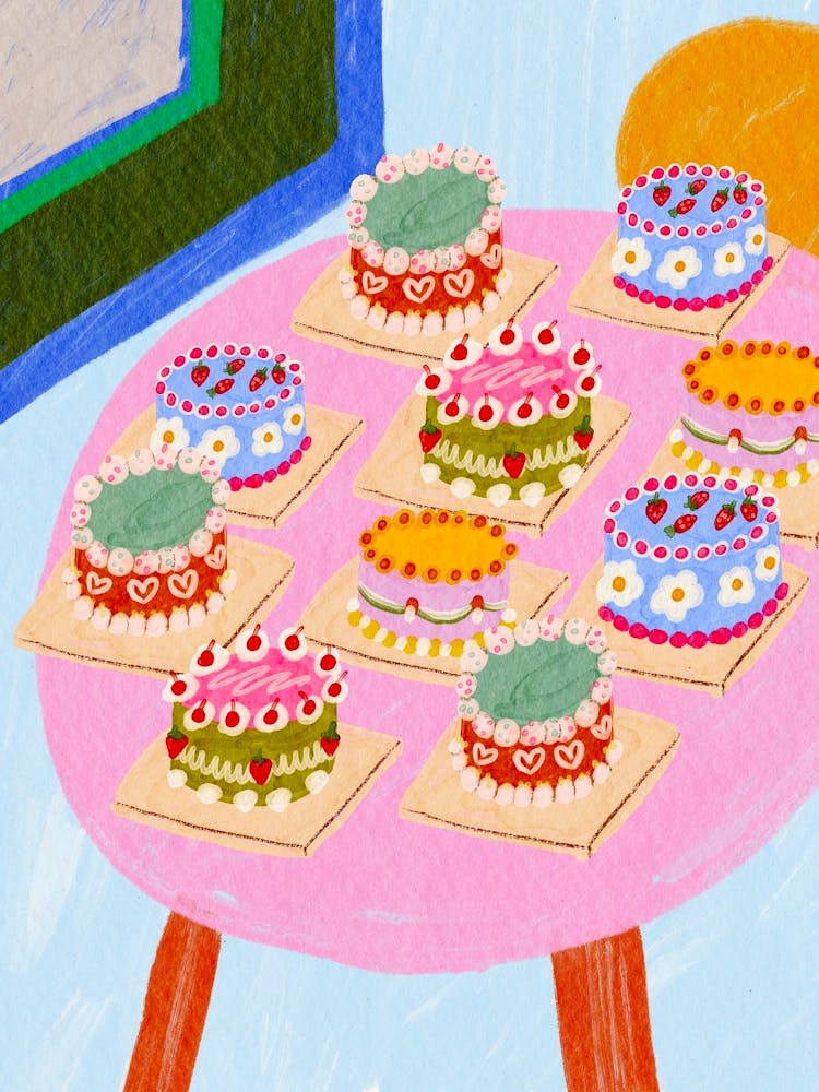 Cakes On A Table 2