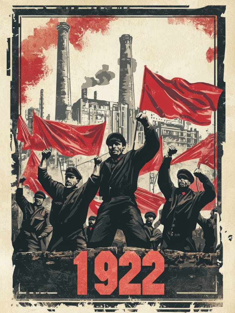 Aihrgdesign A Vintage Political Poster Marking The Formation 14