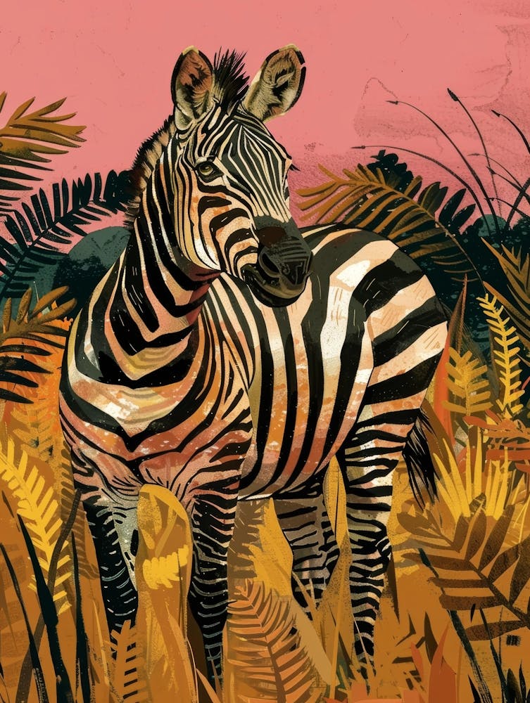 Zebra Canvas Print 2