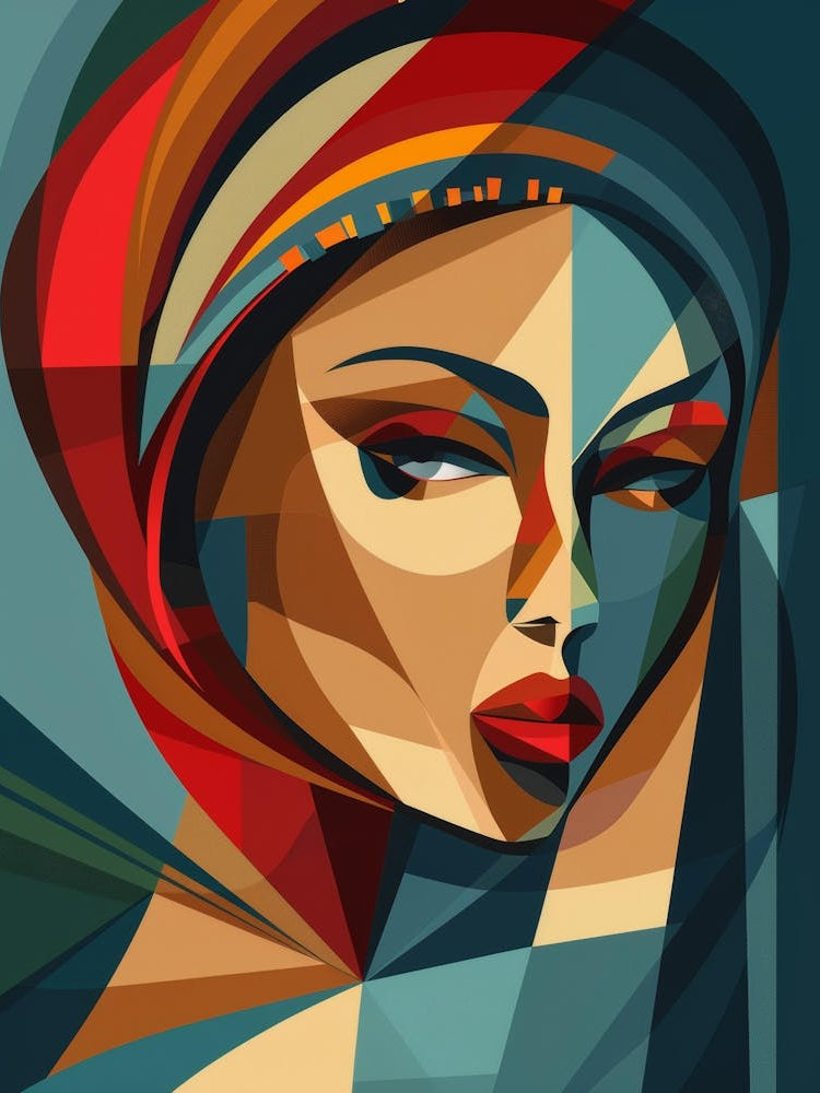 Abstract Of A Woman 87