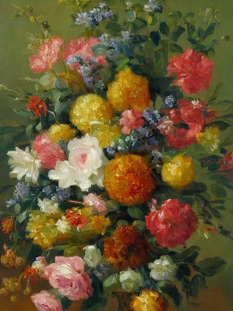 Statice Painting 1 Flower