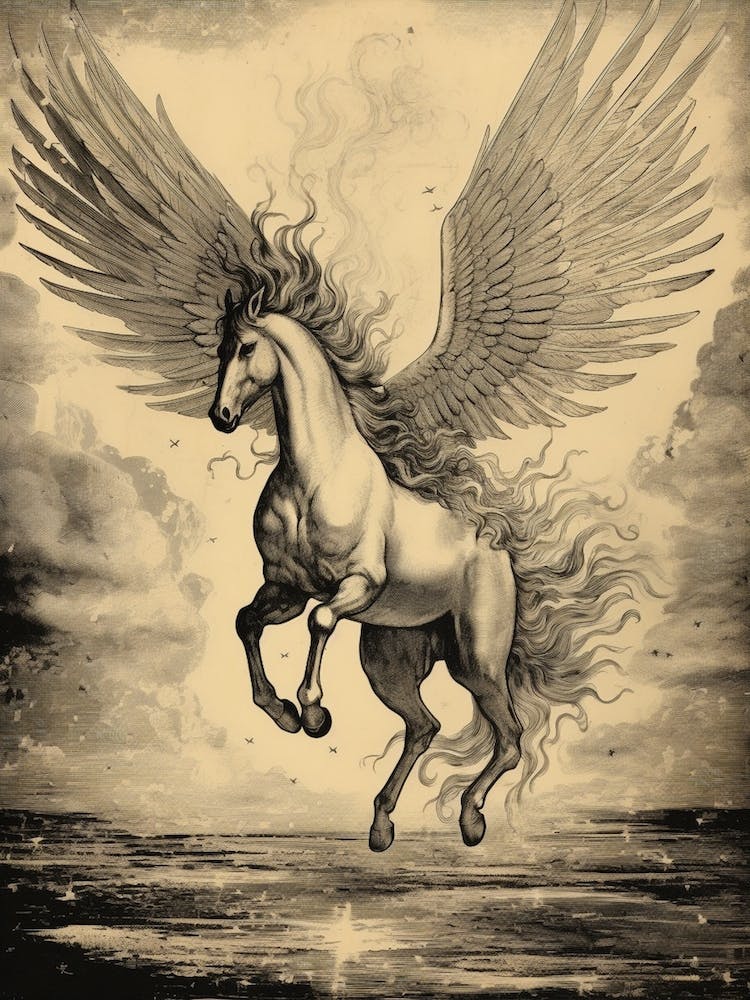 Ancient Storybook Pegasus