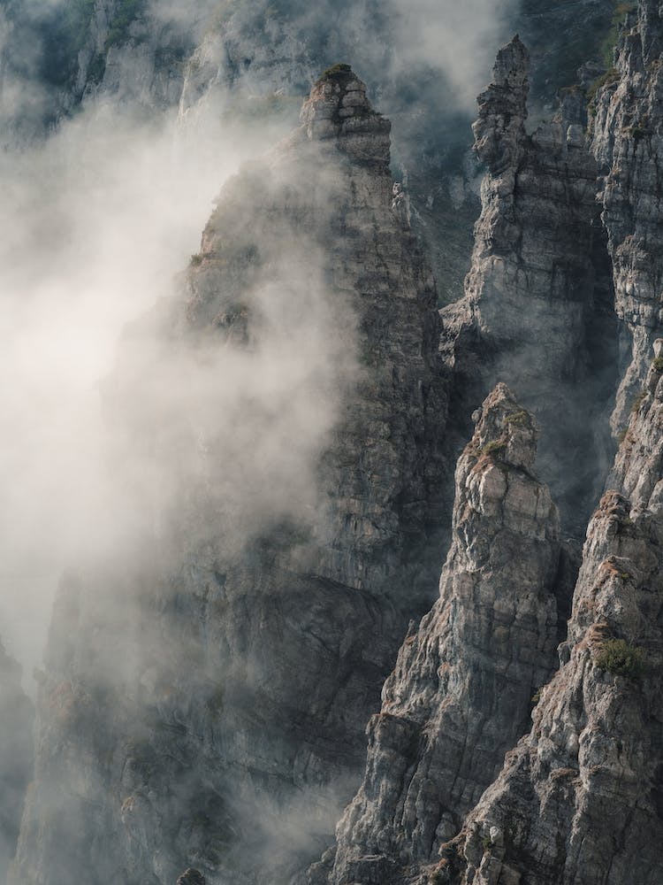Steep Rocky Cliffs