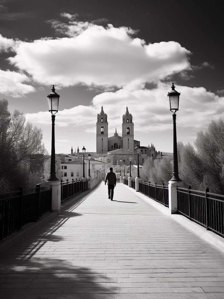 Segovia, Spain, Black And White Analogue Photography 4