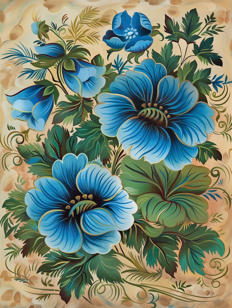 Blue Flowers 1