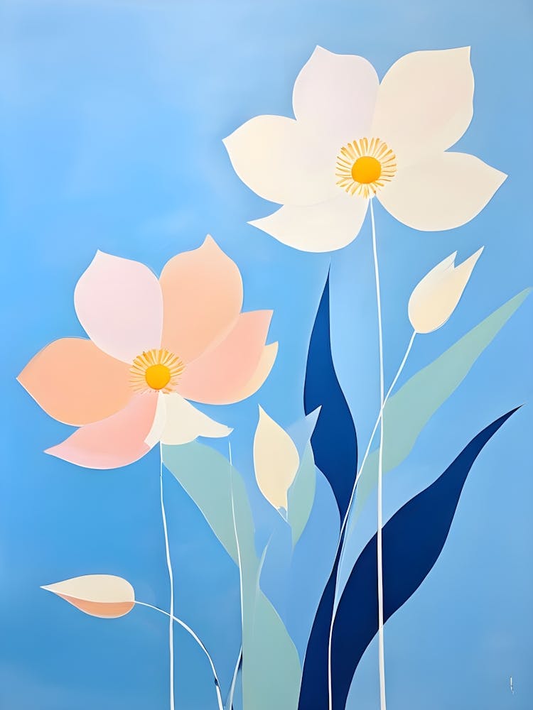 Flowers On A Blue Sky 1