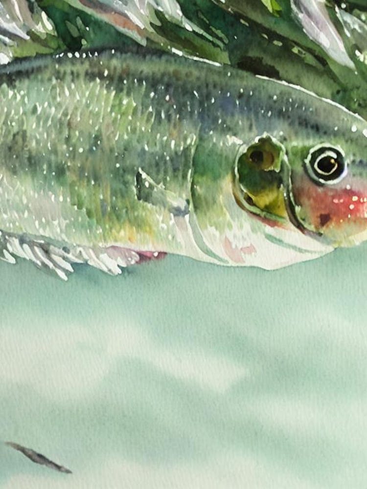 Sardine Conte de Fées Aquarelle