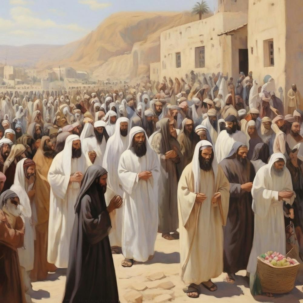 Jesus in der Wüste