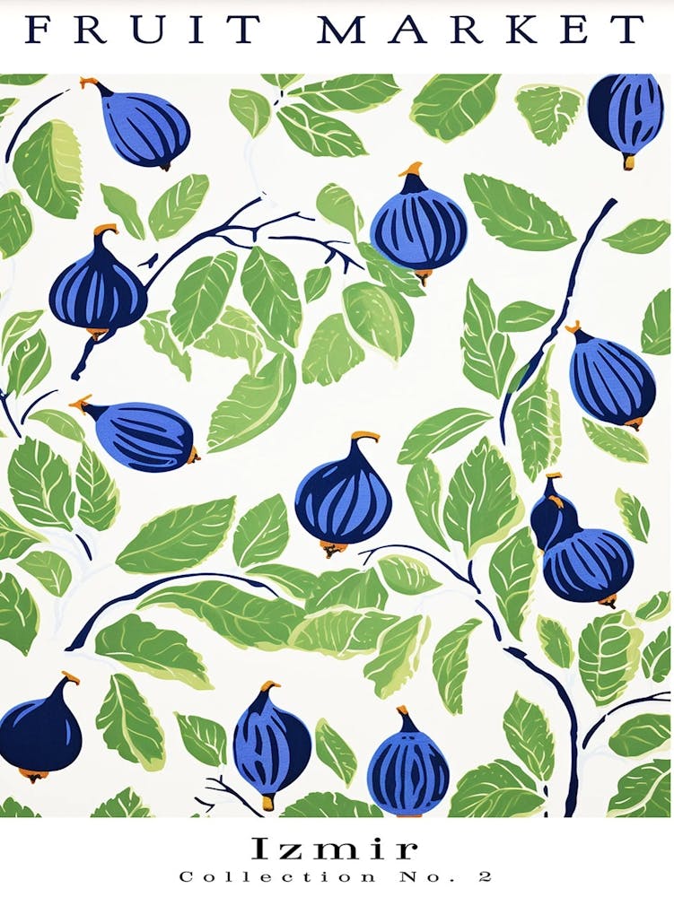 Fig Fruit Poster Gift Izmir