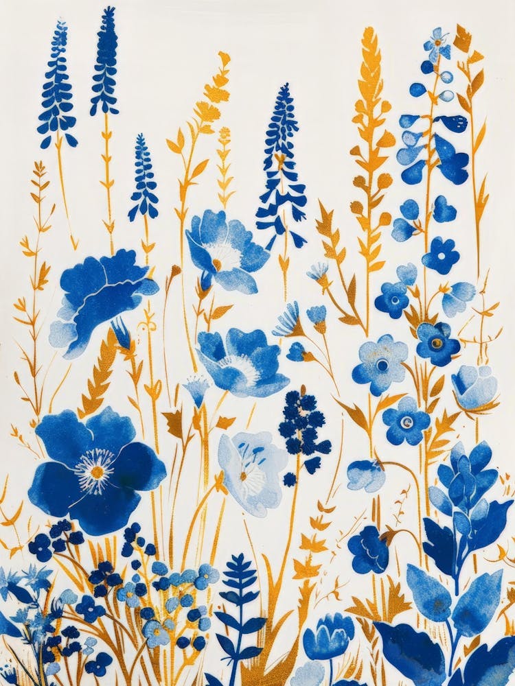 Blue Flowers 57