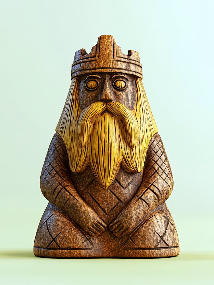 King Of Kings, Tafl Chess, Viking's Chess Poster