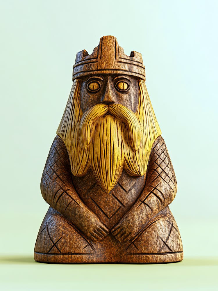 King Of Kings, Tafl Chess, Viking's Chess Poster